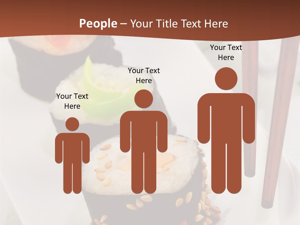 Imbiss Feinschmecker Lachsfilet PowerPoint Template