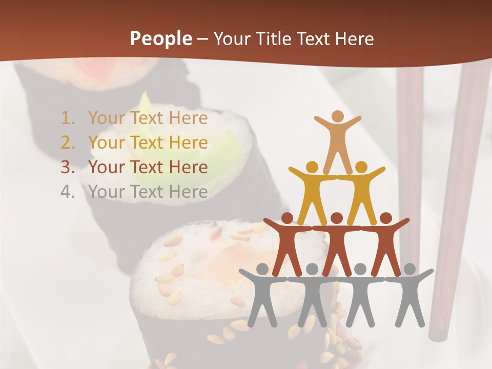 Imbiss Feinschmecker Lachsfilet PowerPoint Template