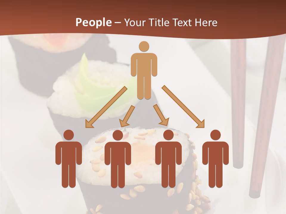 Imbiss Feinschmecker Lachsfilet PowerPoint Template