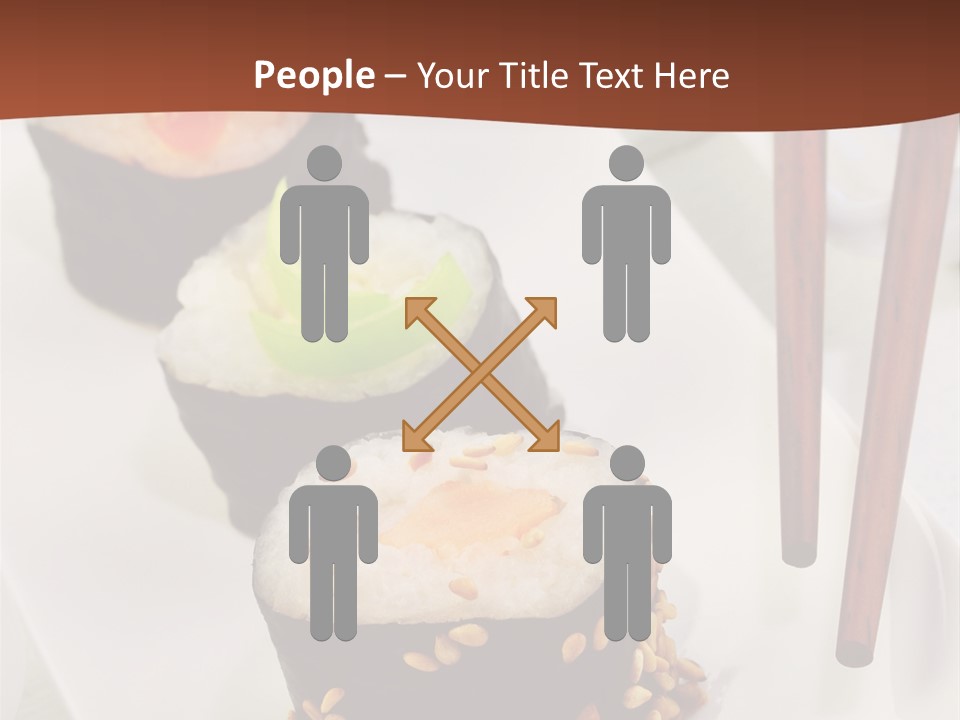 Imbiss Feinschmecker Lachsfilet PowerPoint Template