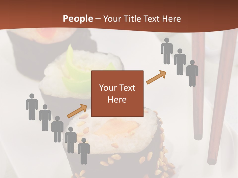 Imbiss Feinschmecker Lachsfilet PowerPoint Template