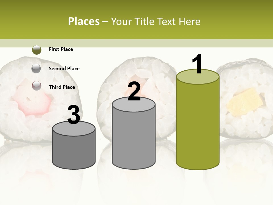 White Seaweed Fresh PowerPoint Template