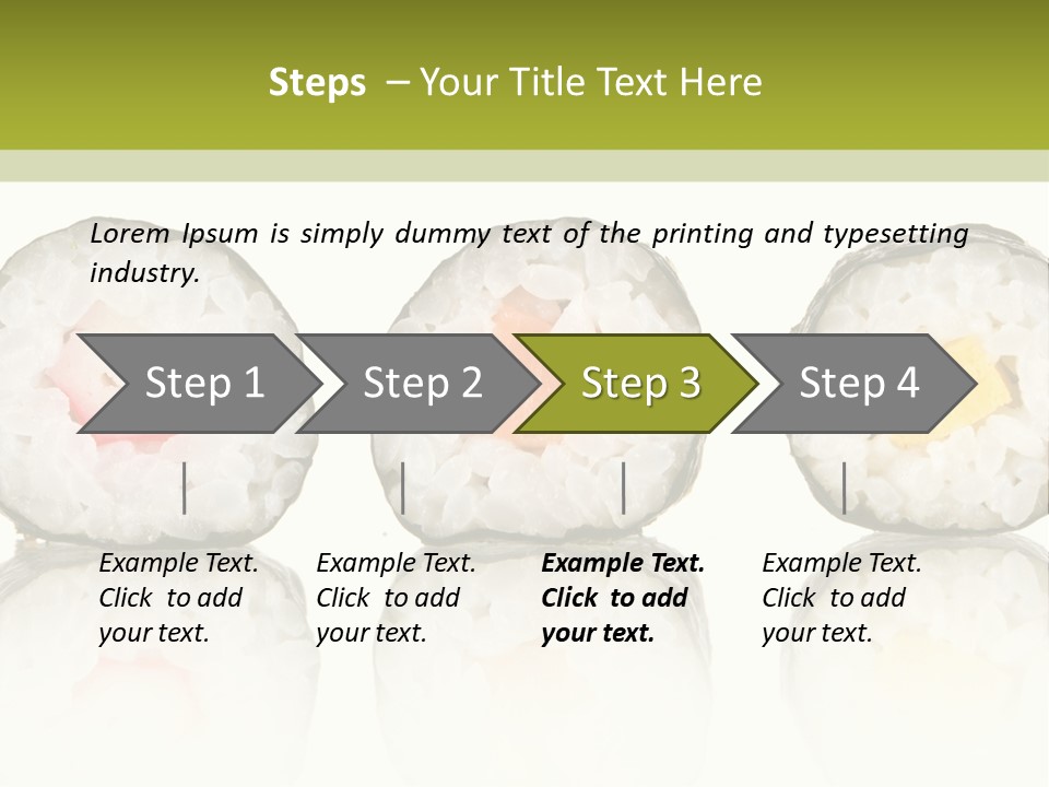 White Seaweed Fresh PowerPoint Template