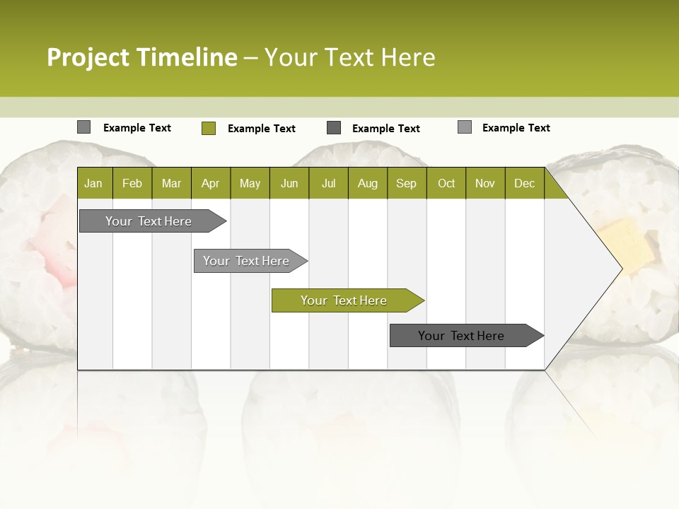 White Seaweed Fresh PowerPoint Template