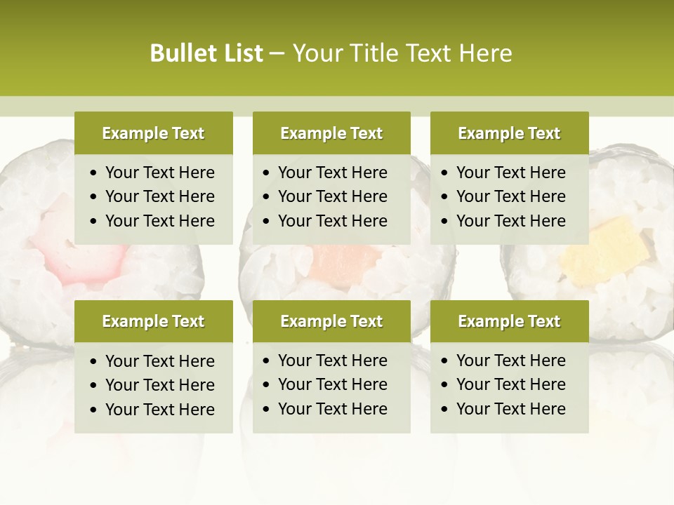 White Seaweed Fresh PowerPoint Template