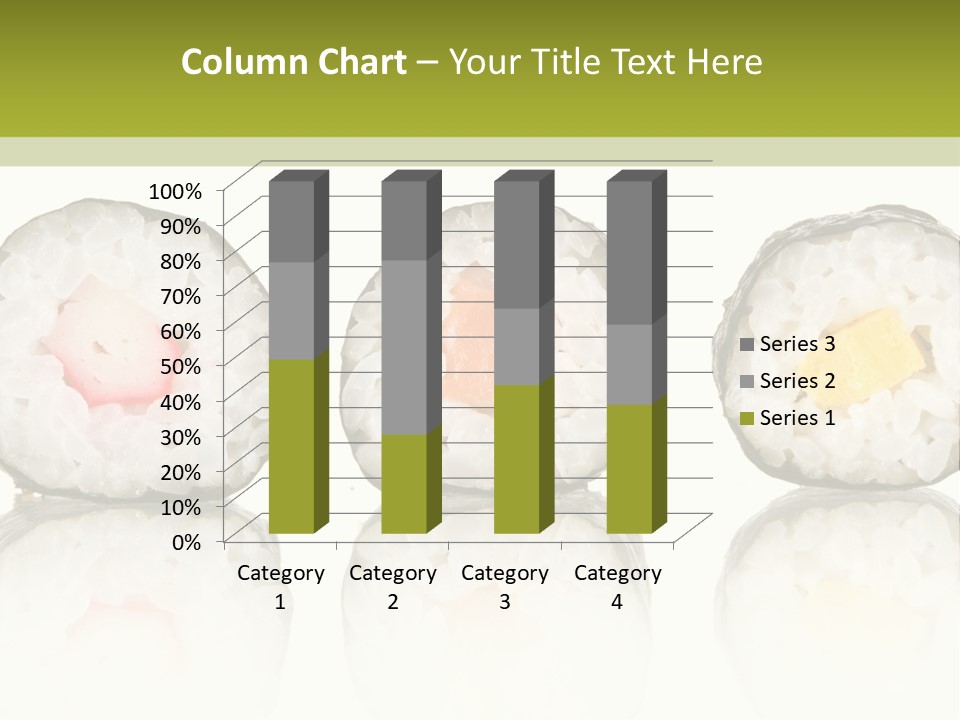 White Seaweed Fresh PowerPoint Template