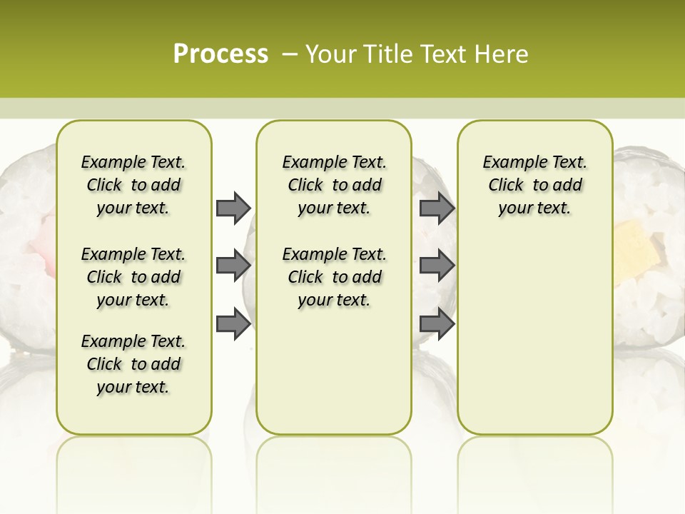 White Seaweed Fresh PowerPoint Template