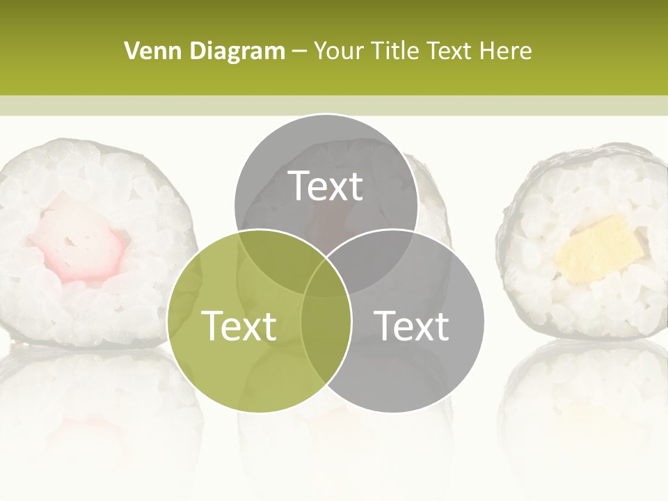 White Seaweed Fresh PowerPoint Template