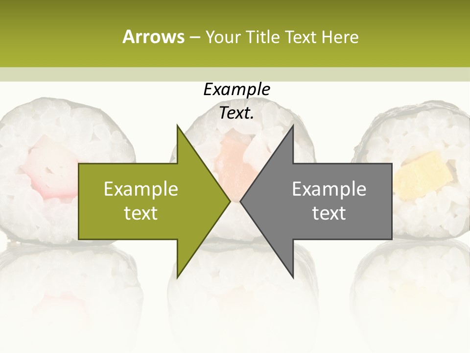 White Seaweed Fresh PowerPoint Template