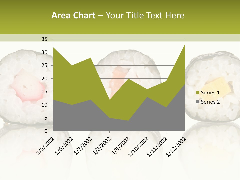 White Seaweed Fresh PowerPoint Template