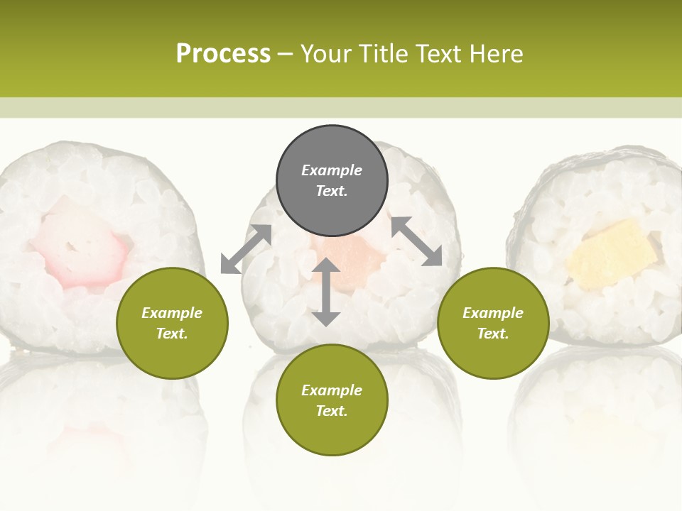 White Seaweed Fresh PowerPoint Template