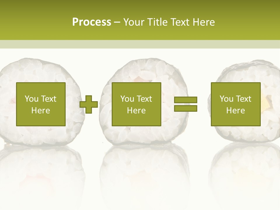 White Seaweed Fresh PowerPoint Template