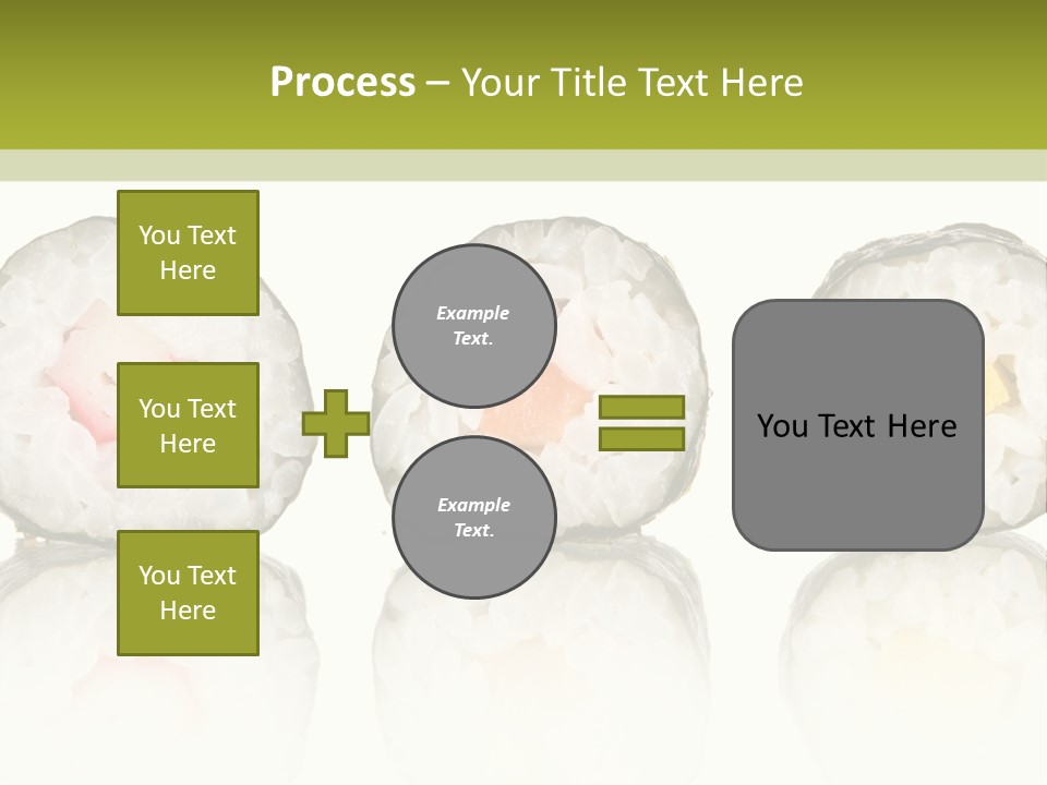 White Seaweed Fresh PowerPoint Template