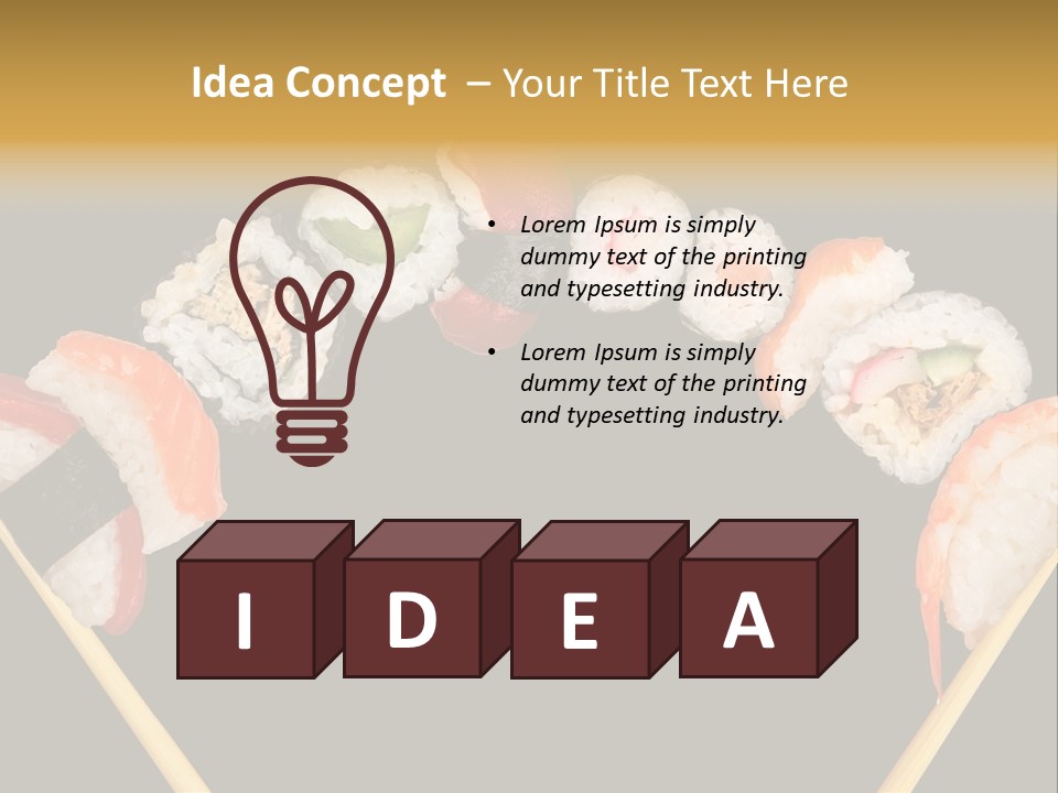 Hold Big California PowerPoint Template