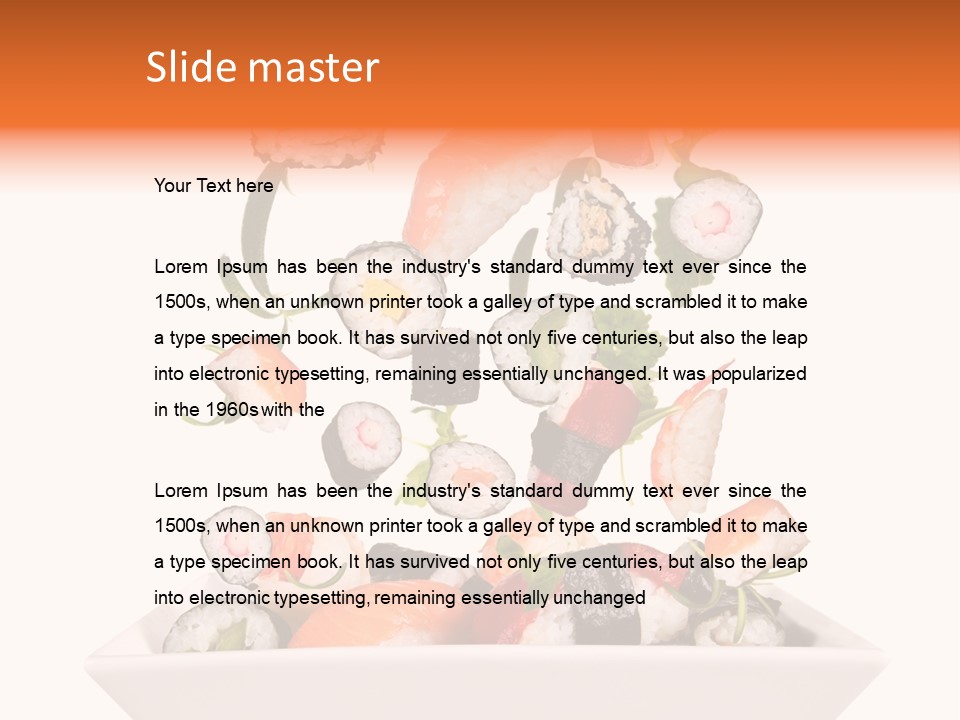 Arts Water Profile PowerPoint Template