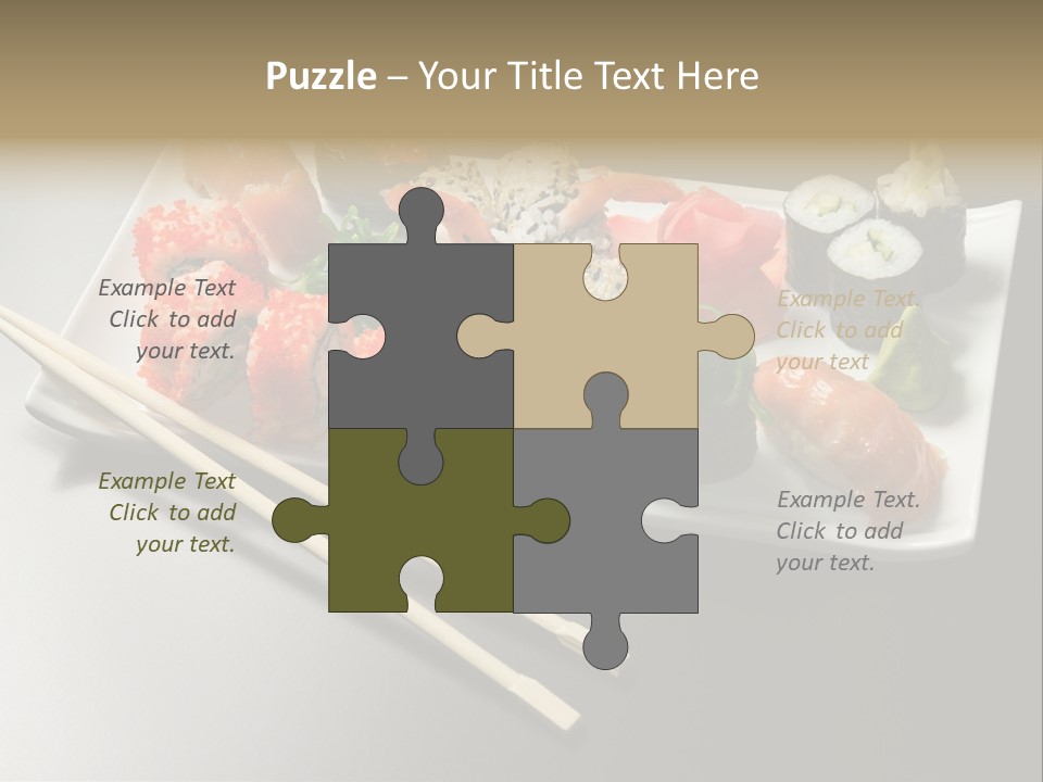 Food Red Black PowerPoint Template