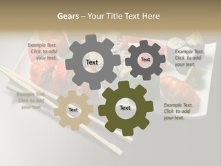 Food Red Black PowerPoint Template