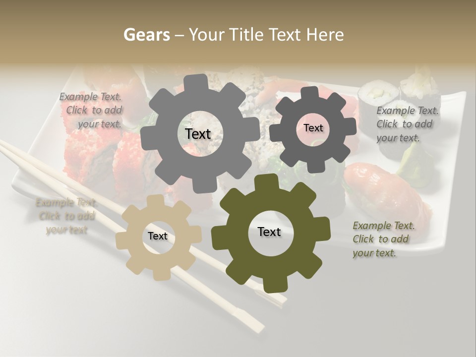 Food Red Black PowerPoint Template