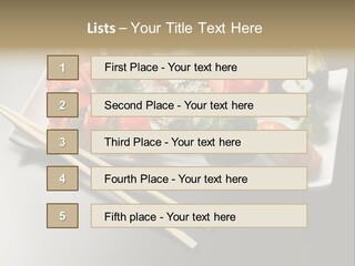 Food Red Black PowerPoint Template
