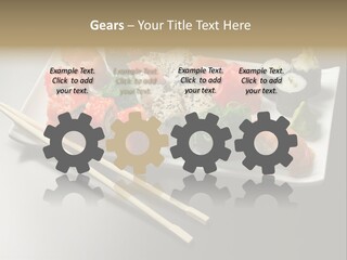 Food Red Black PowerPoint Template