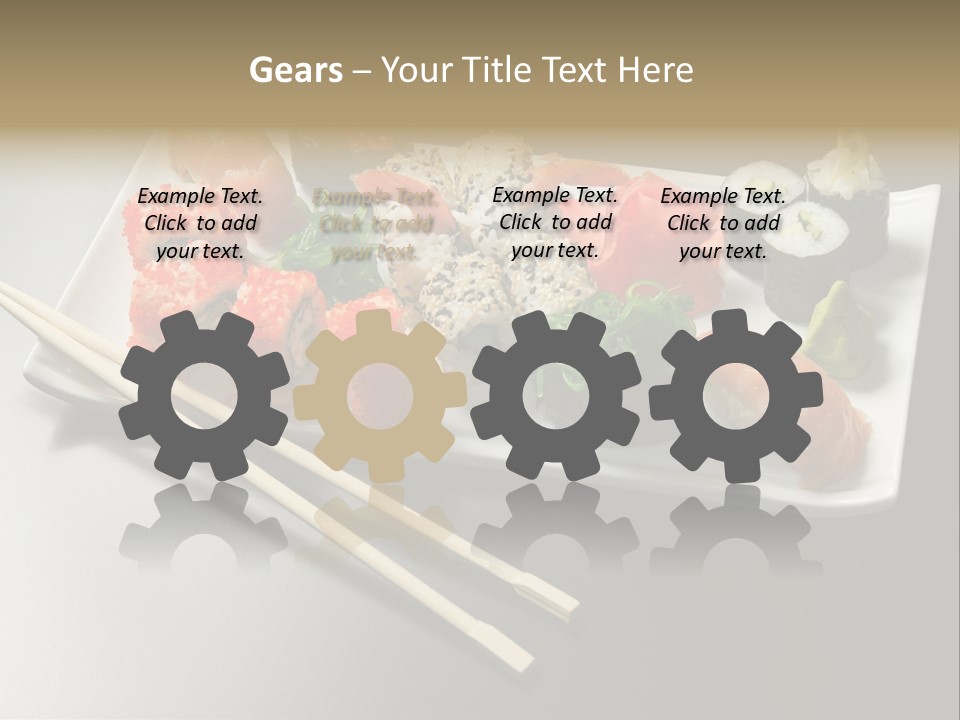 Food Red Black PowerPoint Template