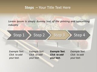 Food Red Black PowerPoint Template
