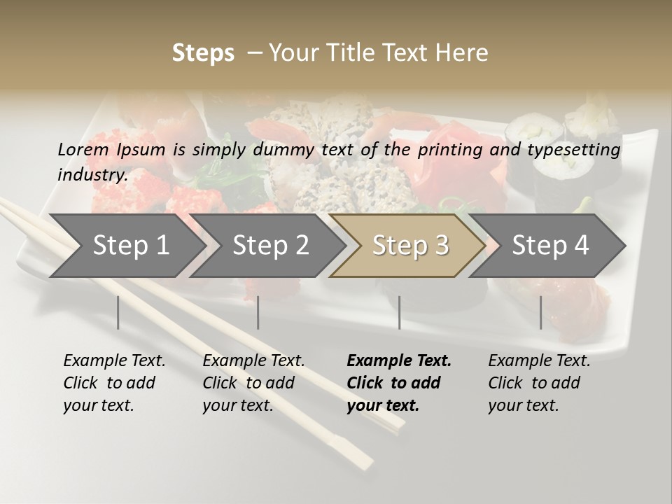Food Red Black PowerPoint Template