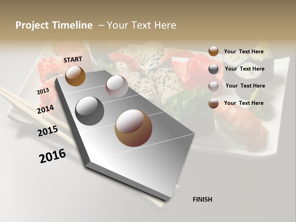 Food Red Black PowerPoint Template