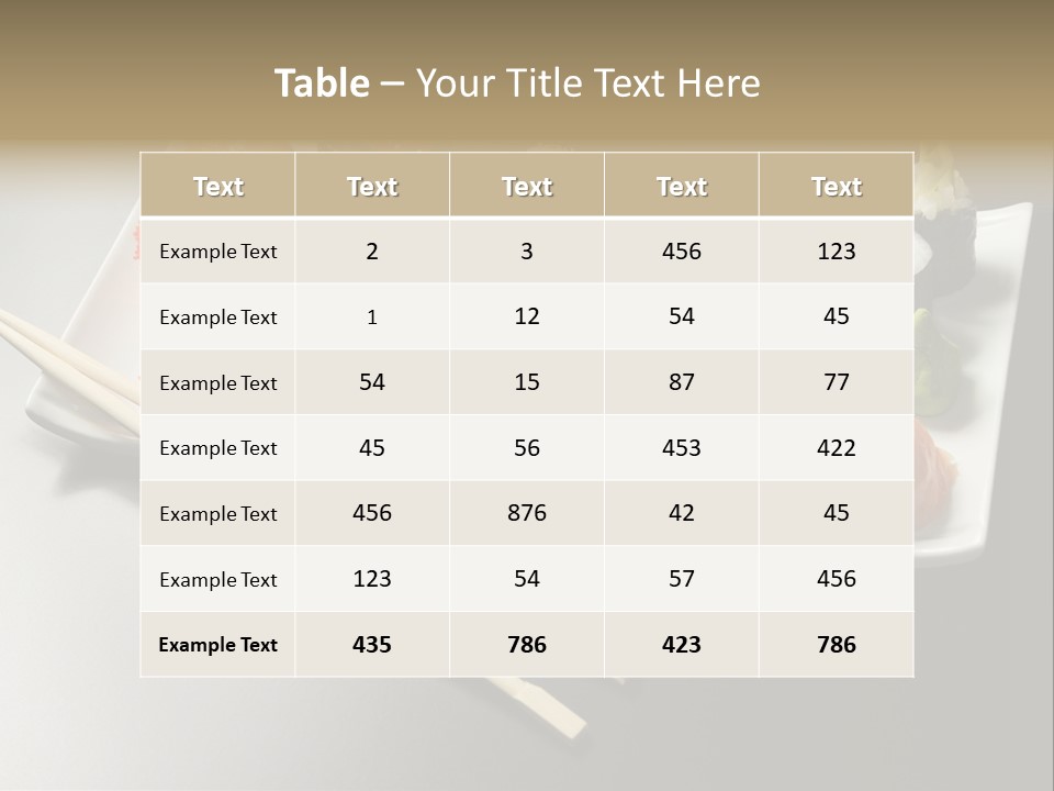 Food Red Black PowerPoint Template