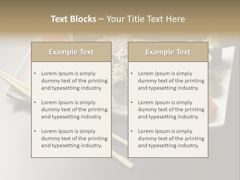 Food Red Black PowerPoint Template