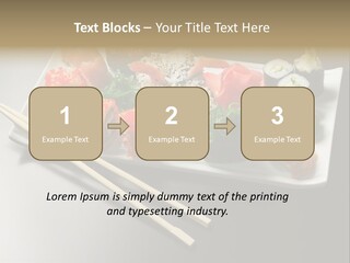 Food Red Black PowerPoint Template