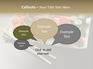 Food Red Black PowerPoint Template