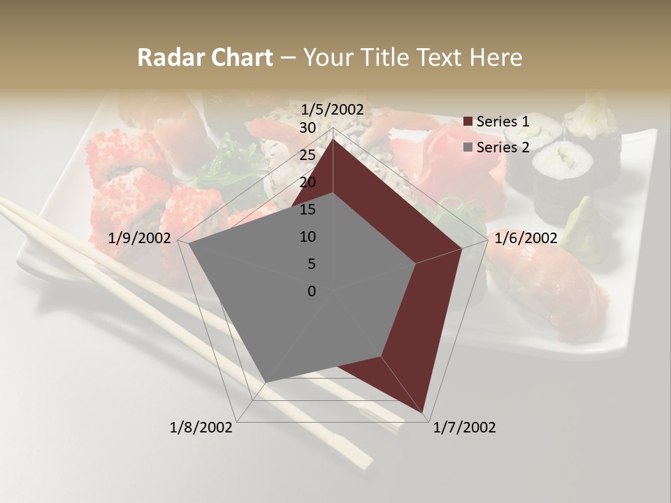 Food Red Black PowerPoint Template