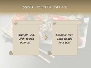 Food Red Black PowerPoint Template