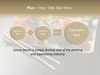 Food Red Black PowerPoint Template