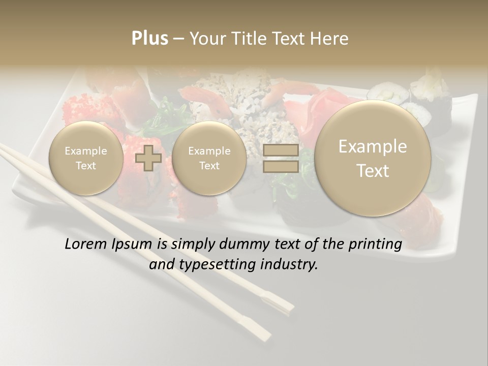 Food Red Black PowerPoint Template