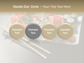 Food Red Black PowerPoint Template