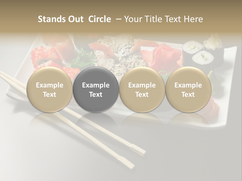 Food Red Black PowerPoint Template