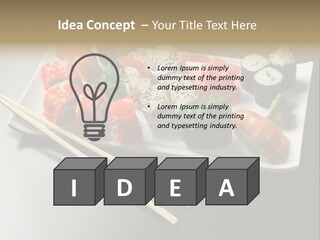 Food Red Black PowerPoint Template