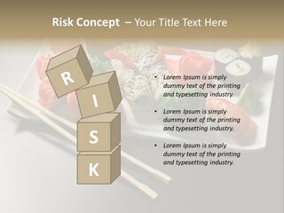 Food Red Black PowerPoint Template