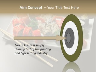 Food Red Black PowerPoint Template