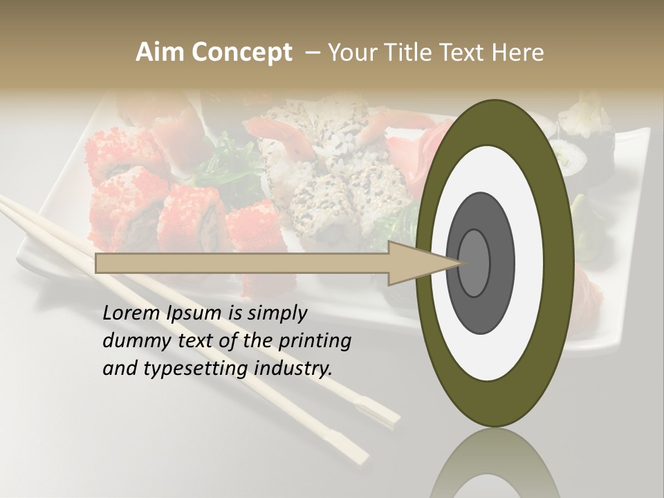 Food Red Black PowerPoint Template