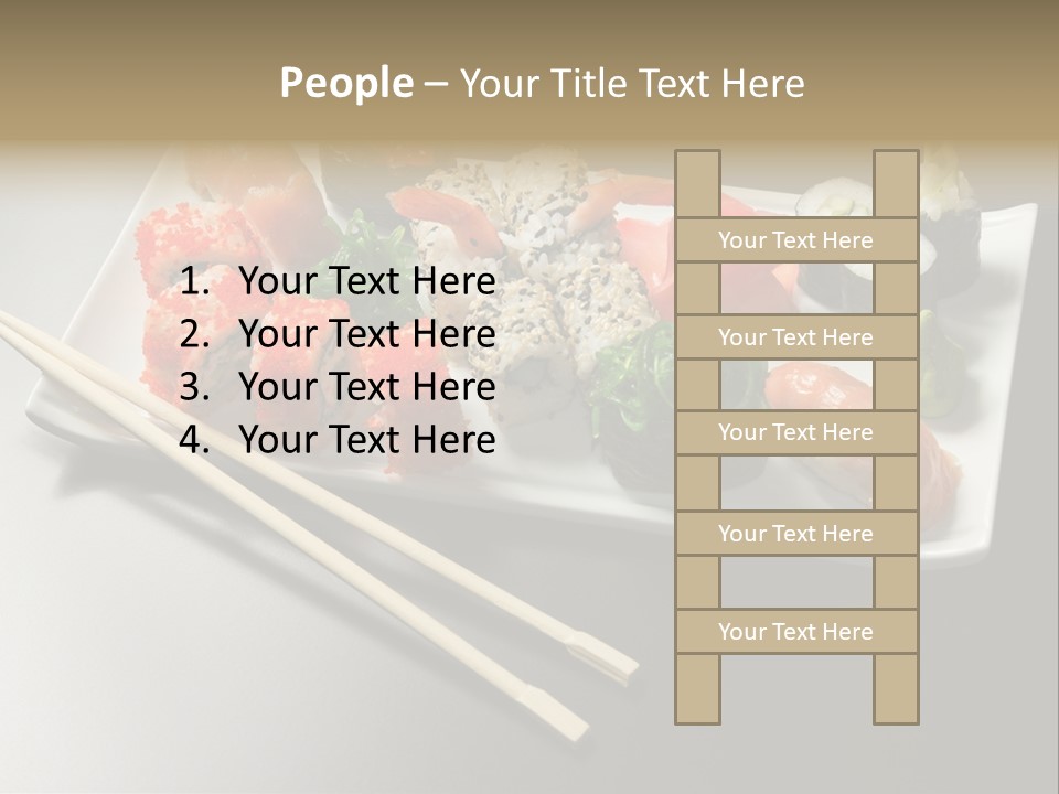 Food Red Black PowerPoint Template