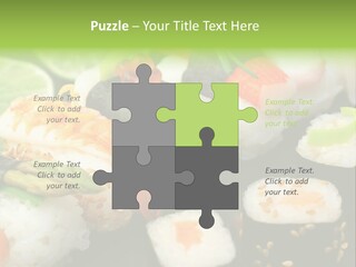 Kaviar Sushi Ingwer PowerPoint Template