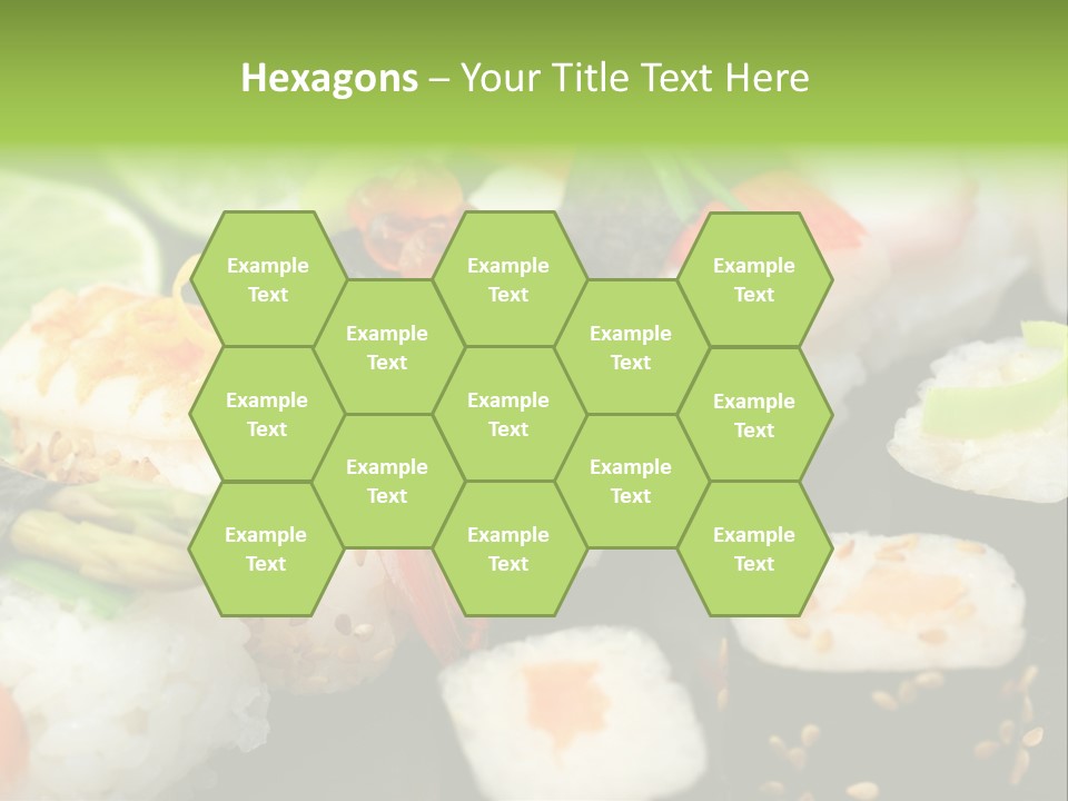 Kaviar Sushi Ingwer PowerPoint Template