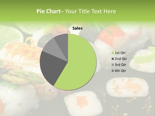 Kaviar Sushi Ingwer PowerPoint Template