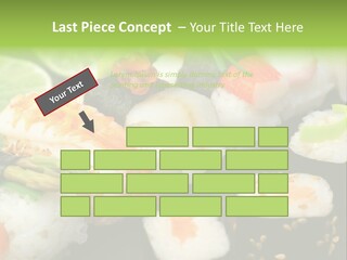Kaviar Sushi Ingwer PowerPoint Template
