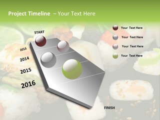 Kaviar Sushi Ingwer PowerPoint Template