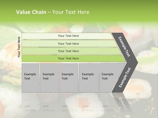 Kaviar Sushi Ingwer PowerPoint Template