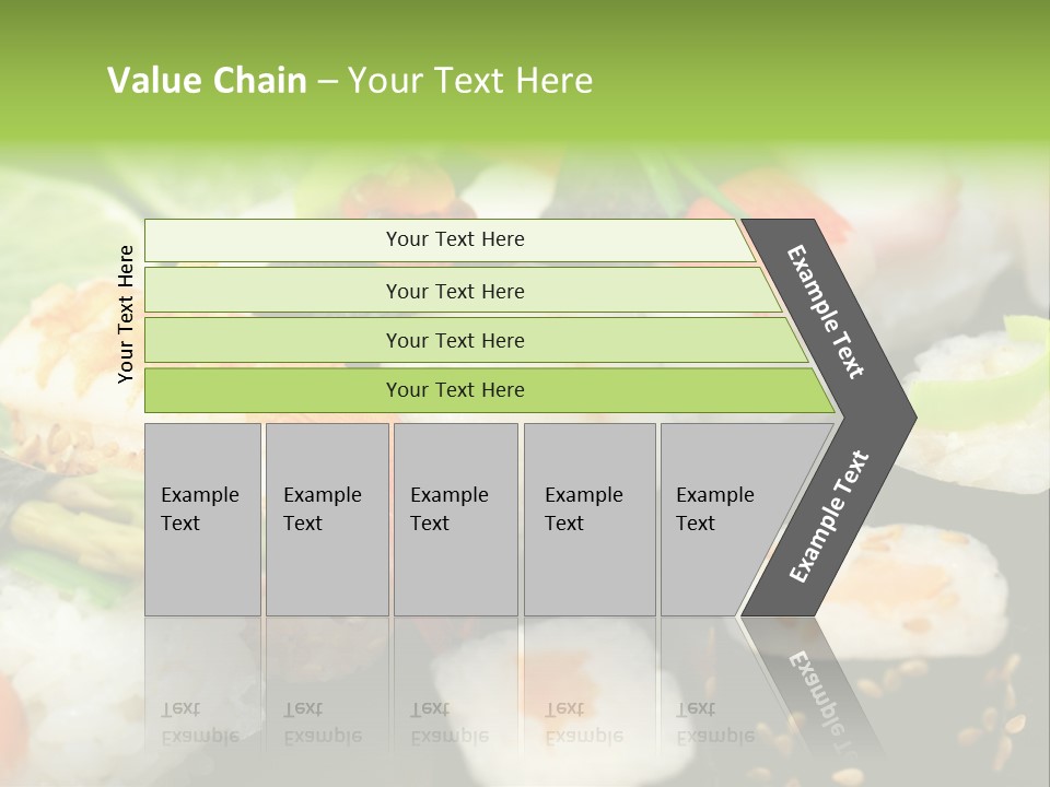 Kaviar Sushi Ingwer PowerPoint Template